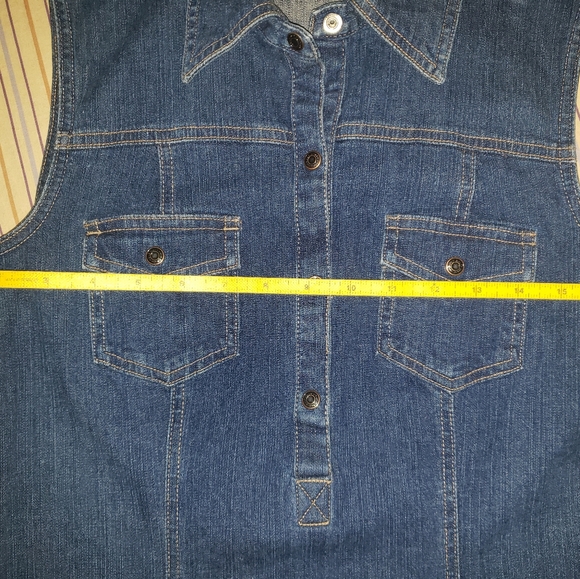 Dark Blue Old Navy Denim Dress, Women's Size 8 - Picture 10 of 11